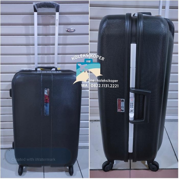 Tas Koper President Tanpa Resleting TSA Lock size kabin 20inch