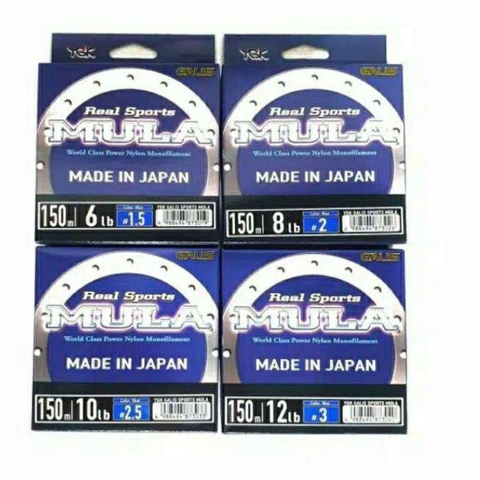 Senar YGK Mula 6lbs,8lbs,10lbs,12lbs,14lbs 150M