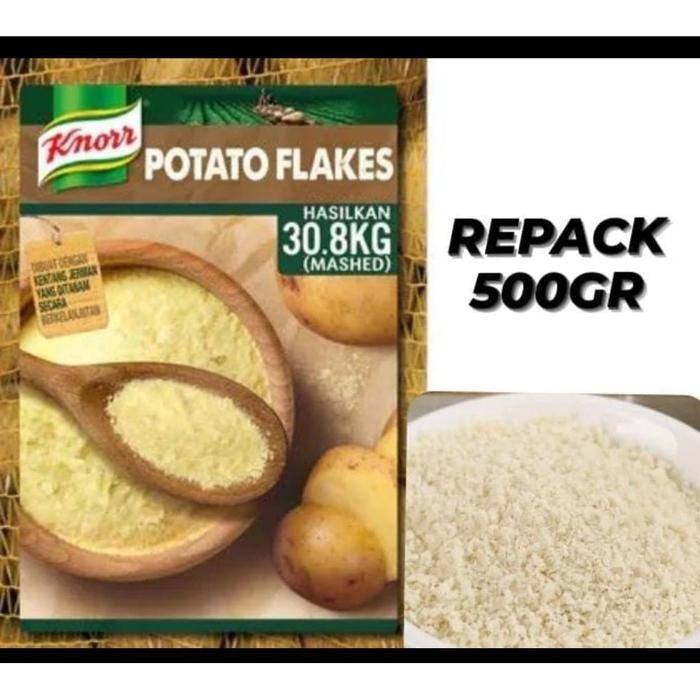

KNORR MASHED POTATO FLAKE KEMASAN ECER 500GR, TEPUNG KENTANG SIMPLE