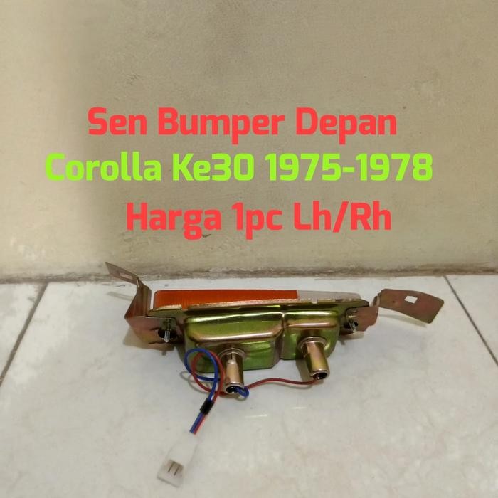 Lampu Sen Sein Bumper Bemper 1Pc Toyota Corolla 75-78 Ke30 Ke 30 Kode 012