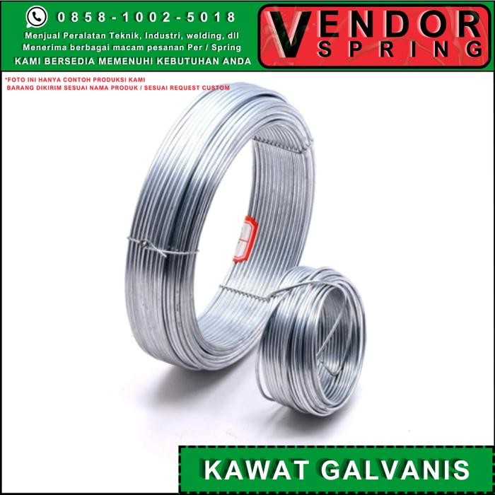 PREMIUM KAWAT GALVANIS (1KG) / KAWAT SENG PUTIH / BENDRAT PUTIH / KAWAT IKET