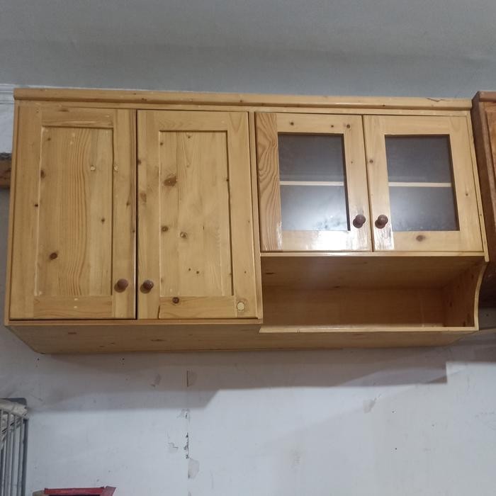 PREMIUM kitchen Set Kayu Jati Belanda Custom / Rak Penyimpanan Alat Dapur