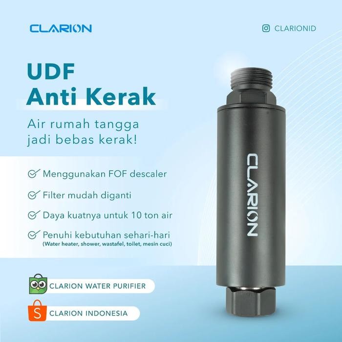 PREMIUM Anti kerak clarion, FOF descaler,khusus shower,mesin cuci,water heater