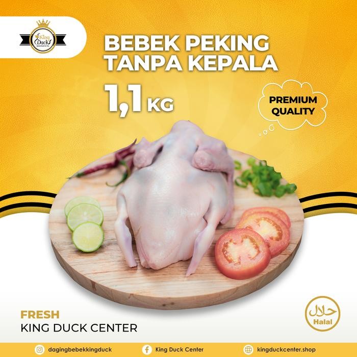 

DAGING BEBEK PEKING 1,1KG TANPA KEPALA KAKI