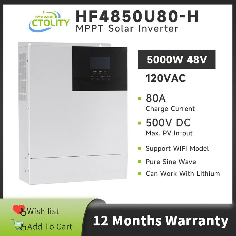 5KW 48V Solar Hybrid Inverter Off Grid Solar Charger Frequency