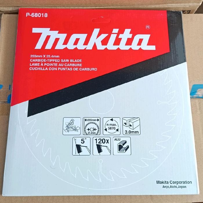 Mata Potong Alumunium Makita 10"X120T Original