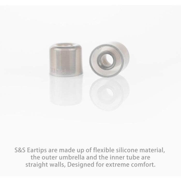 Dunu S&S (Stage & Studio) Flat Cylindrical Silicone Eartips Dunu Ss