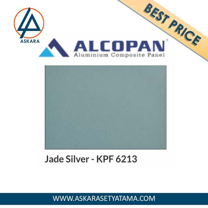Special Promo Acp Alcopan 4 Mm Pvdf Jade Silver