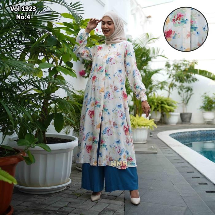 NMR Setelan Celana Tunik Rayon Jepang Vol 1923-4