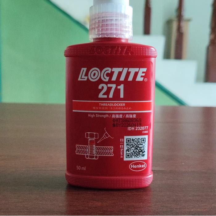 LOCTITE 271 LEM BAUT 50 ML LOCTITE 271 THREADLOCKER LEM BAUT 50 ML
