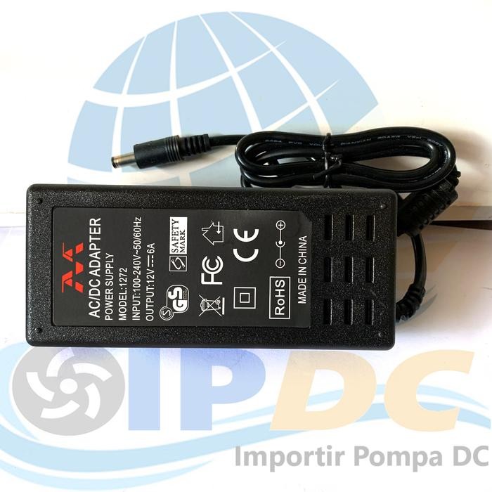 ADAPTOR DC 12V 6A - ADAPTOR MURNI ARUS 12 VOLT 6 AMPERE