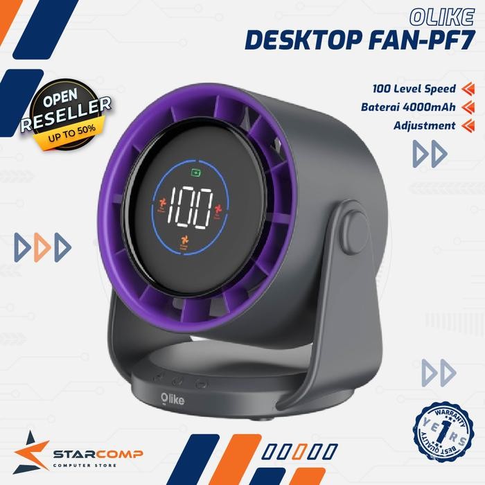 OLIKE DESKTOP FAN PF7 KIPAS MEJA PORTABLE FAN - OLIKE PF7