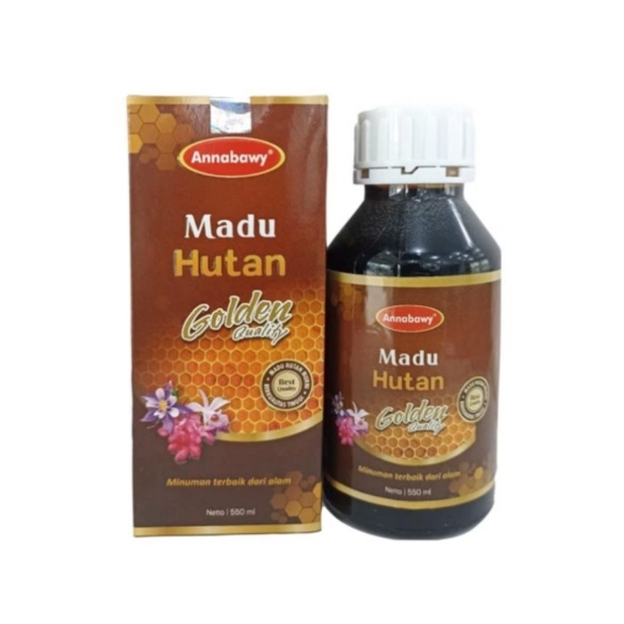 

Madu Hutan Golden Quality 550ml Annabawy FREE SARIKURMA AJWA 330g