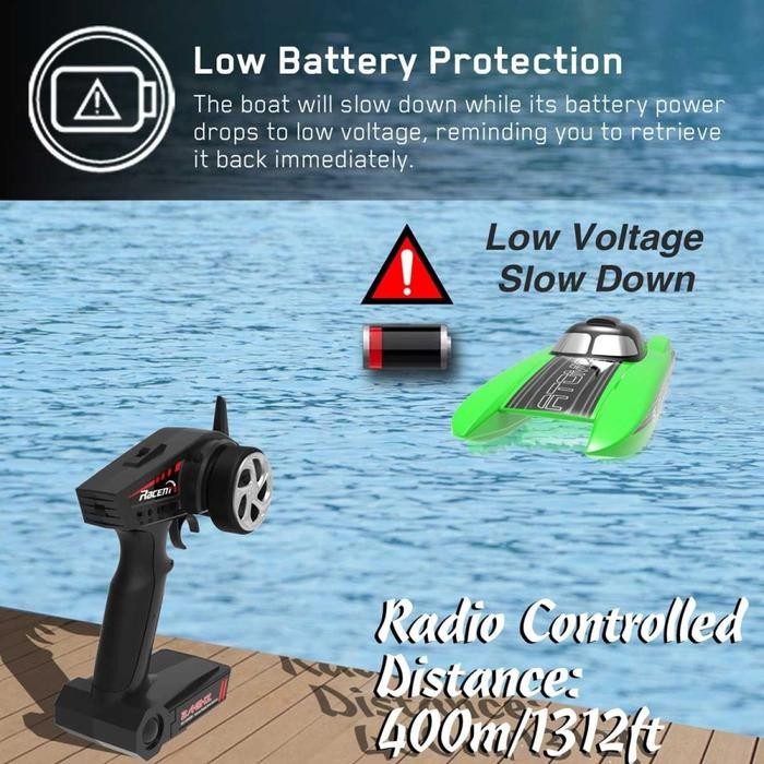 PROMO VOLANTEX ATOMIC SR85 ARTR 2.4G 80KM/H COOLING BRUSHLESS RACING RC BOAT PACKING AMAN