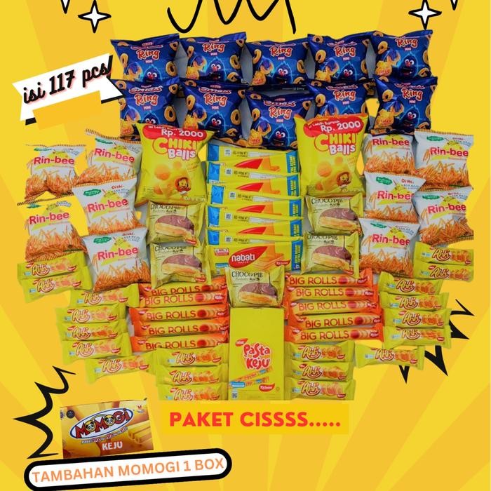 

paket snack cisssss keju isi 117 PCS Cheese Powder