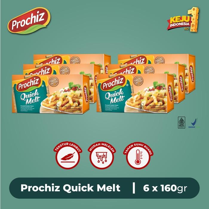 

Keju PROCHIZ Quick Melt 160 gr Paket 6 pcs - Sale