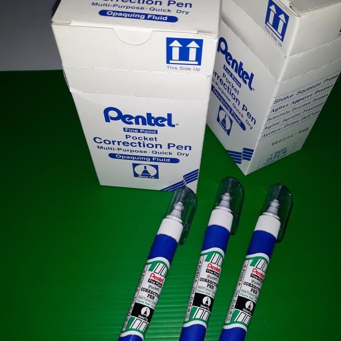 

tip ex correction pen pentel zl 62 w 7 ml kode 821