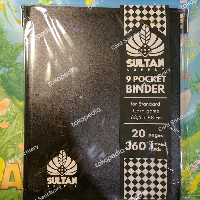 

SULTAN 9 POCKET BINDER - BLACK (HITAM) KODE 425