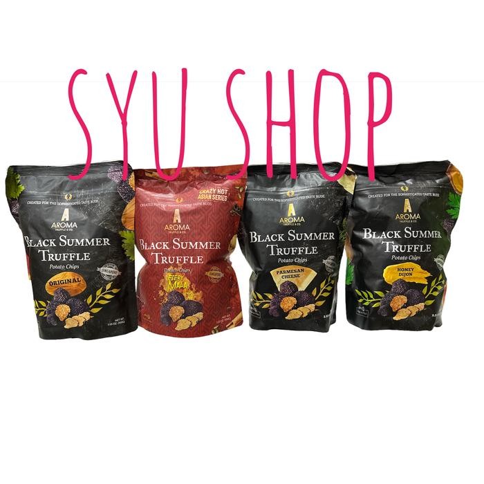 

SALE !!! AROMA BLACK SUMMER TRUFFLE POTATO CHIPS ORIGINAL PARMESAN HONEY MALA READYY