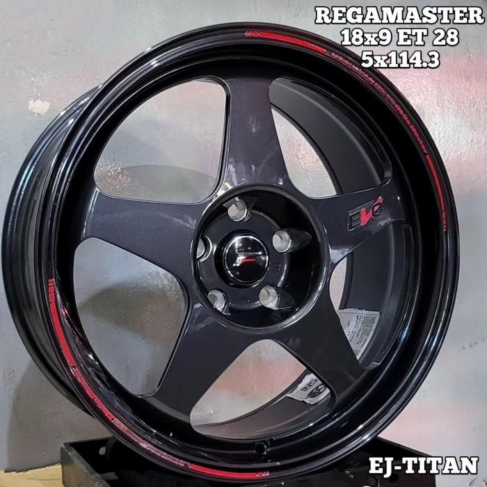 Velg mobil r18 EVO REGAMASTER Velg ring 18 hrv innova crv civic Terios