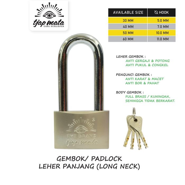 Terlaris Tjap Mata / Cap Mata Gembok (Leher Panjang)