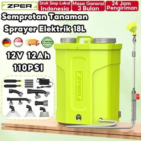 ZPER Alat Semprot Tangki Sprayer Manual 18 Liter Elektrik ZP029 semprotan pertanian tangki semprot