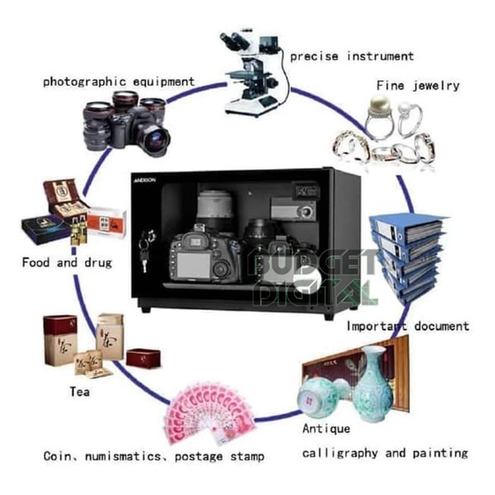 [Expert] Dry Box / Dry Cabinet ANDBON AB-21C Digital for CAMERA AND LENS