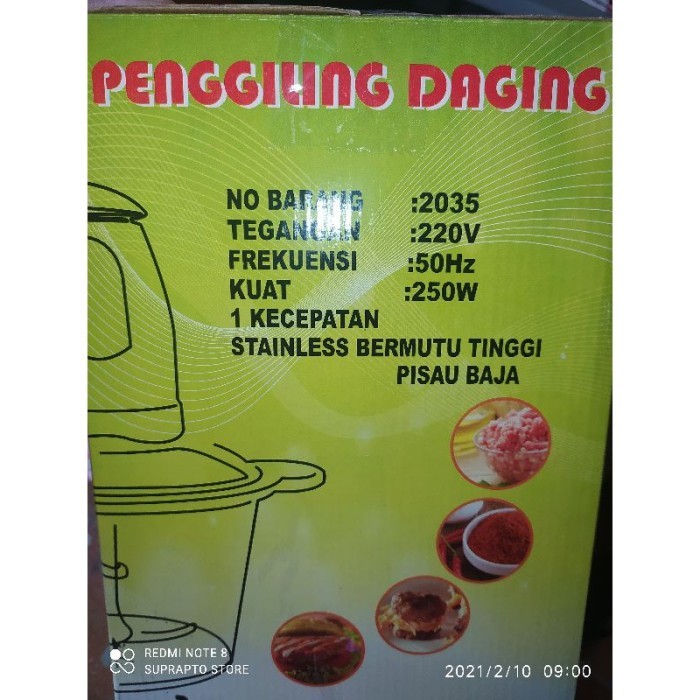 (Expert) Blender kapsul listrik / blander daging