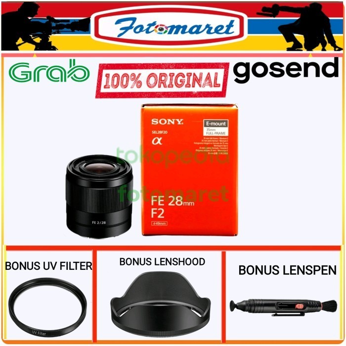 [Expert] LENSA SONY FE 28MM F2 FULL FRAME / Sony FE 28MM F2 Full Frame ORIGINAL