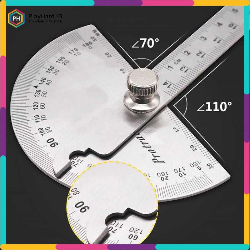 

Penggaris Busur Derajat - Measuring 180° 14.5cm