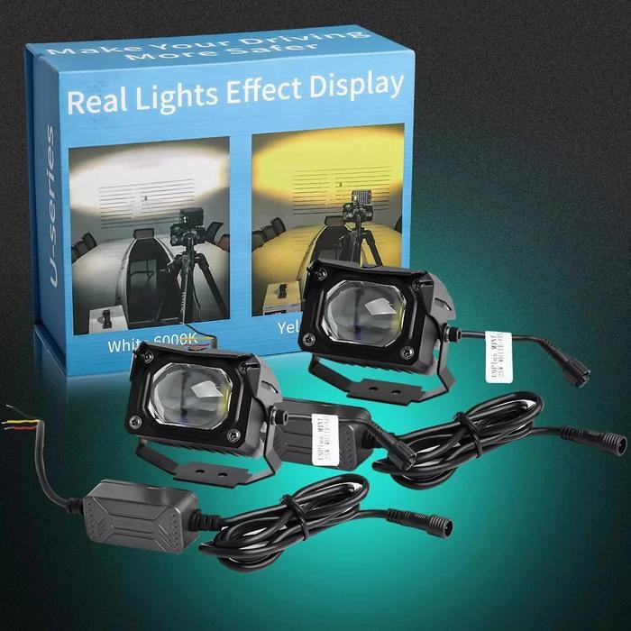 LAMPU TEMBAK LASER GUN MT27 ORI HRJ HIGHT LOW PUTIH KUNING KABUT