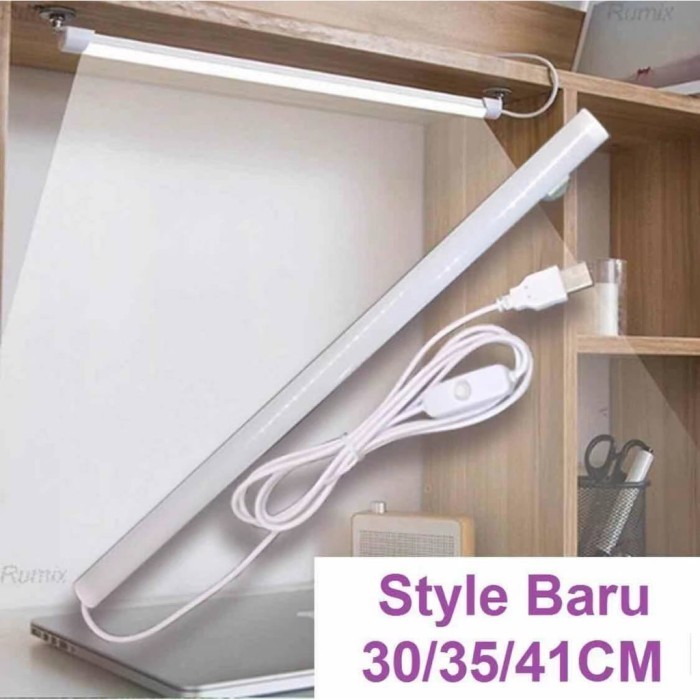 [Expert] Lampu Neon Panjang /Strip Tabung LED USB Belajar Kerja Rumah