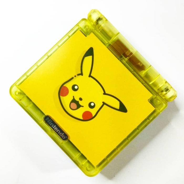 Nintendo gameboy advance sp 101 gba gbasp gbasp101 pikachu transparan