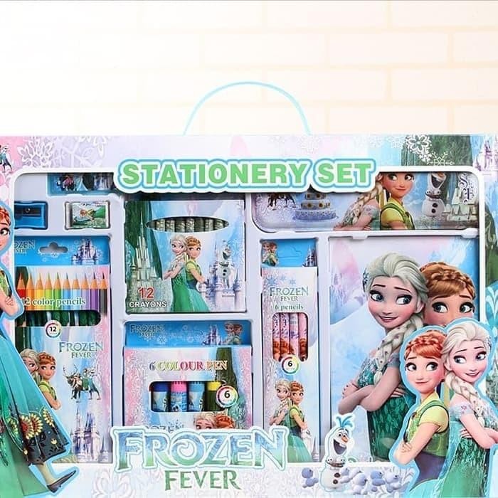 

Product Laris Stationary Set Goody Bag Ultah Kado Natal Mickey Mouse Frozen Doraemon