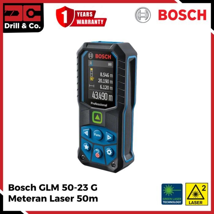 

Diskon Bosch Glm 50-23 G Meteran Laser Hijau 50M / Pengukur Jarak Laser 50 M