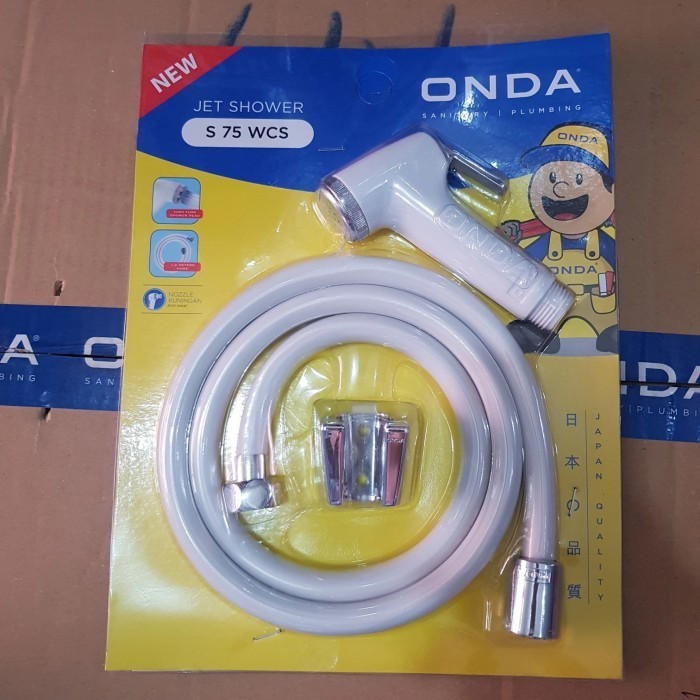 Jet Shower ONDA / Semprotan Selang Air Kloset Duduk / Shower Toilet