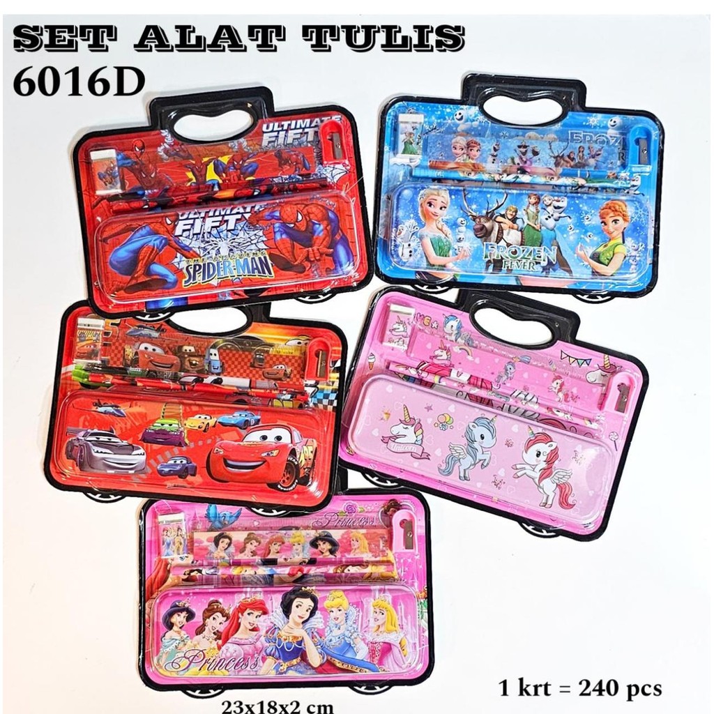 

Kotak Pensil Set Tenteng 6016 Press 5 in 1