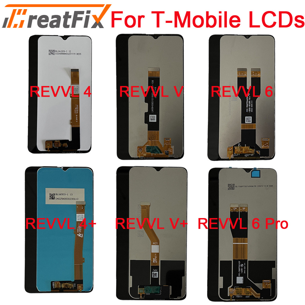 For T-Mobile Revvl 6 Pro 5G LCD TMAF035G Display Screen Touch Digitizer LCD For REVVL4 4+ REVVL V Pl