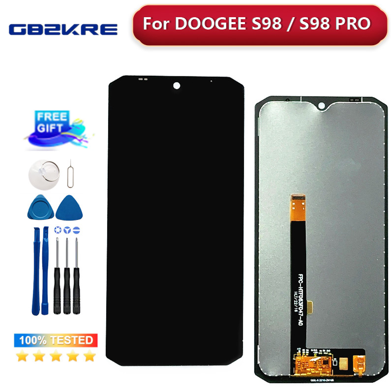 Tested 6.3" For DOOGEE S98 / S98 Pro LCD Display + Touch Screen Digitizer Assembly Replacement For D