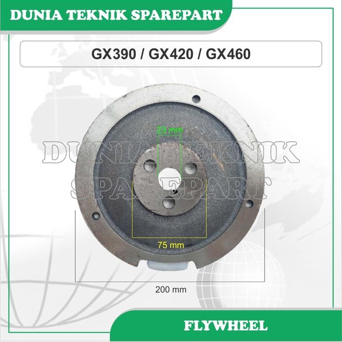 PREMIUM FLYWHEEL / RODA GILA MAGNET GX390 GX420 GX460
