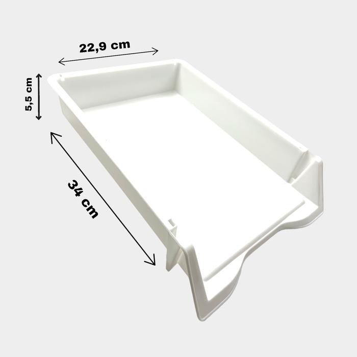 

[Deli Atk] Topla Elevated Tray Rak Susun Kertas Meja Kantor Folio F4 Biru Hijau Pink Putih Ungu Desk