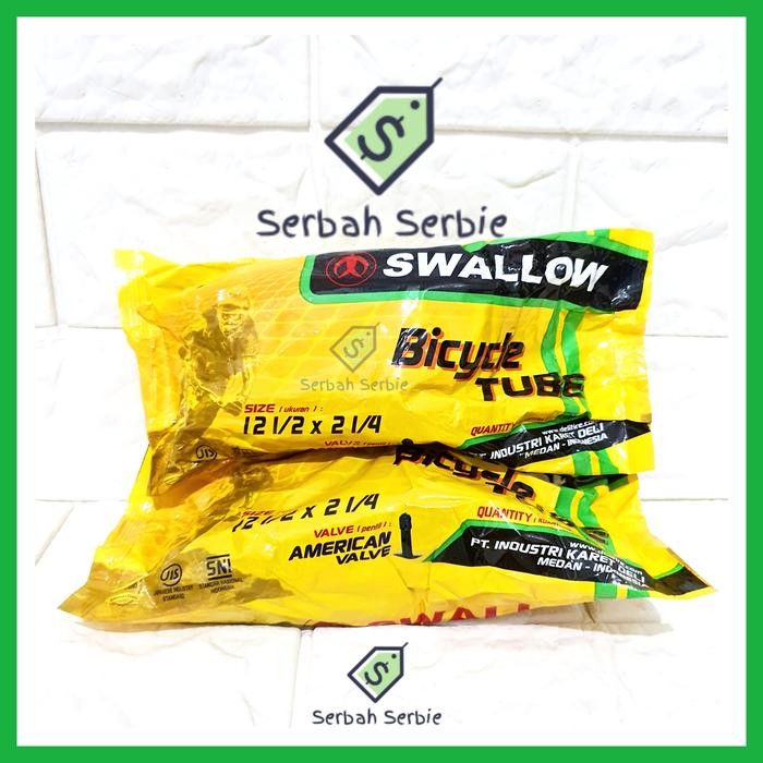 ban dalam sepeda 12x2.125 12 1/2 x 2 1/4 12x2125 2125 2.125 swallow [mutu terbaik]