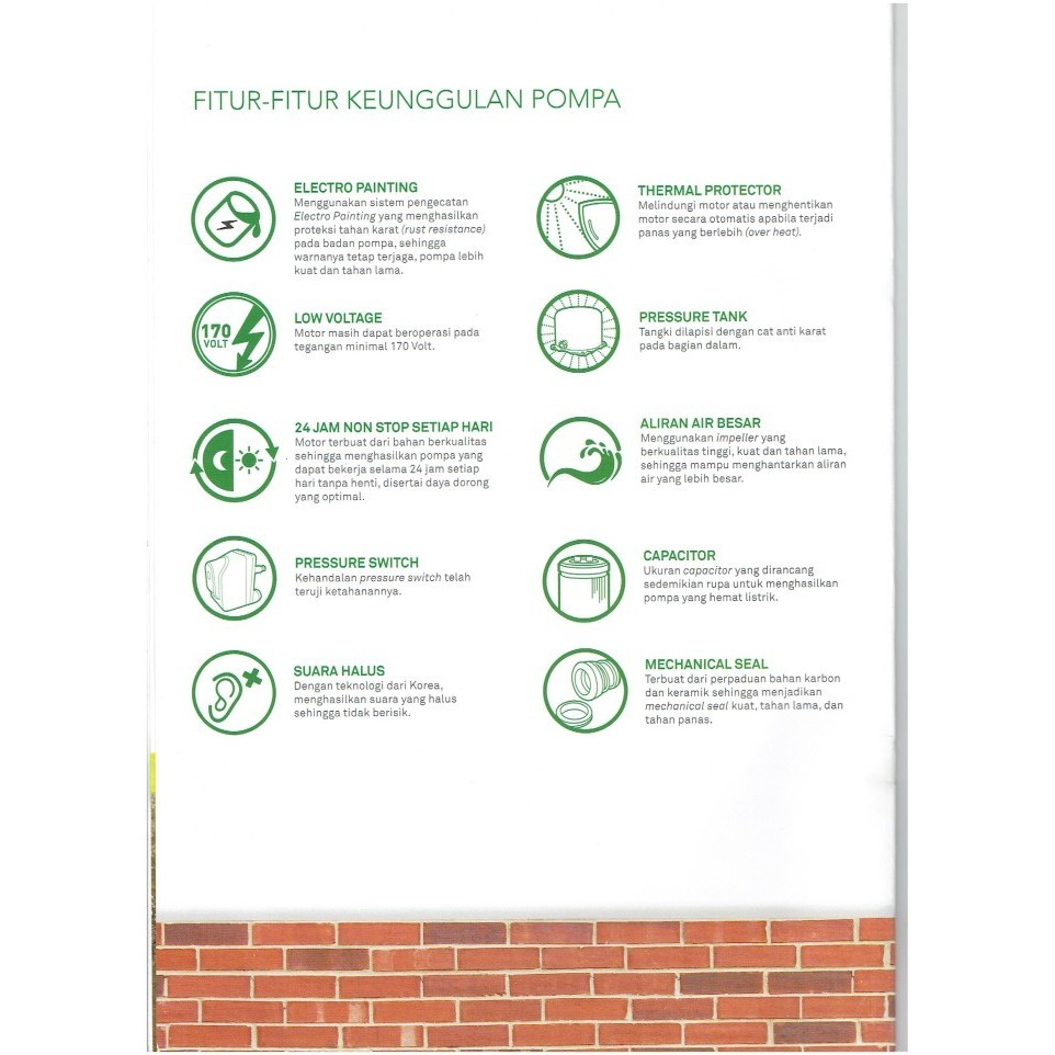 (Expert) pompa celup / submersible pump wasser wd 80e / wd 80 e