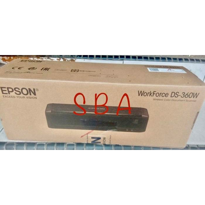 Epson WorkForce DS-360W Wi-Fi Portable Sheet-fed Document Scanner