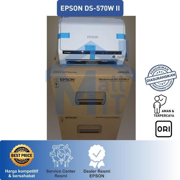 Scanner Epson WorkForce DS-570W II DS570W DS570W II DS570WII A3 WiFi