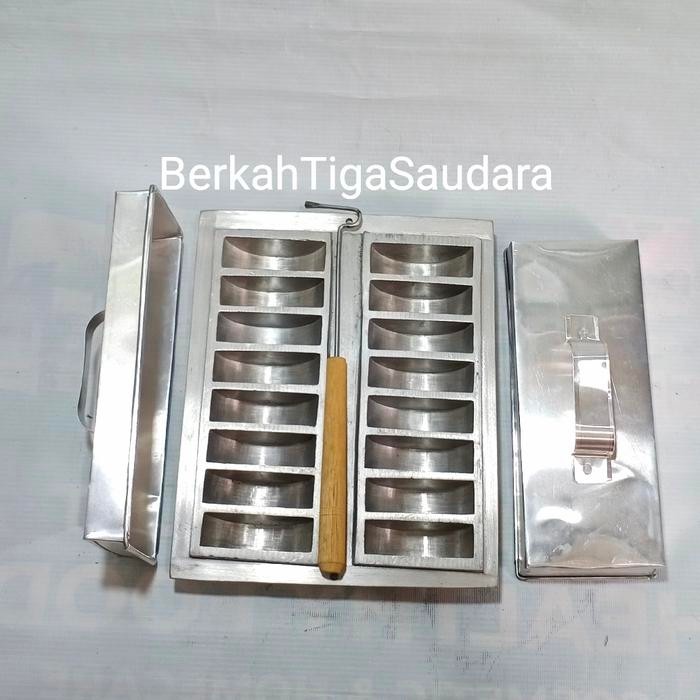

Cetakan Kue Pancong Pukis Bandros 16 Lobang Free Tutup + 1 Cukilan Gratis Ongkir