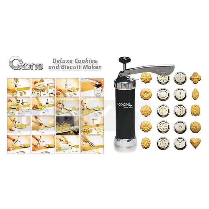 

Alat Pencetak Aneka Kue Kering Biskuit Oxone Biscuit Maker Ox322 Gratis Ongkir