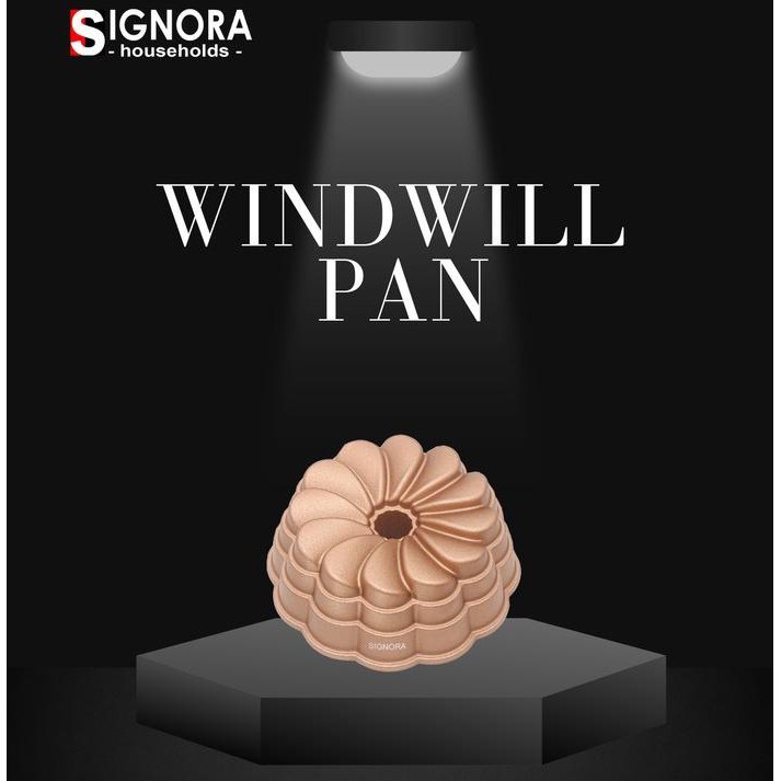

Signora Loyang Sultan Granit Coating Anti Lengket Model Terbaru Windwill / Magnolia / Willow Pan