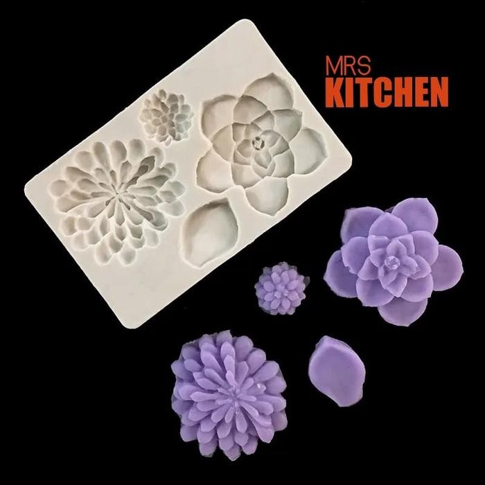 

Cetakan Silikon Bunga Kaktus Isi 4 Lubang Cactus Flower Silicone Mold Gratis Ongkir