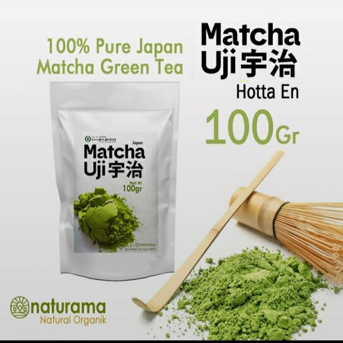 

PURE MATCHA UJI 100 GRAM HOTTA EN BUBUK MATCHA MURNI JAPAN PREMIUM